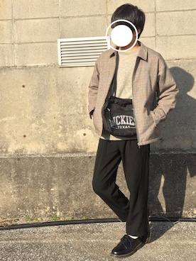 「RAGEBLUE（レイジブルー）のアイテム（その他アウター）」を使った、K aiさん（メンズ・166cm）の春コーディネート