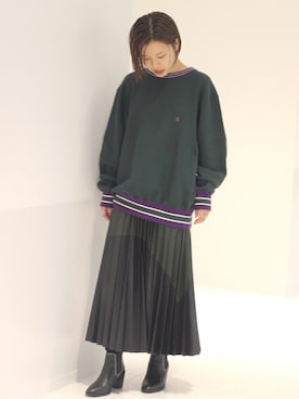 「JOINT WORKS（ジョイントワークス）のアイテム」を使った、minori haruyamaさん（レディース・161cm）の冬コーディネート