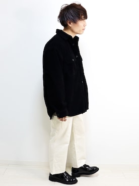「ROTHCO（ロスコ）のアイテム（シューズ）」を使った、あとむさん（メンズ・162cm）の冬コーディネート