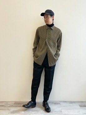 「スリムテーパード」｜JOSEPH_STUDIO_MEN_OFFICIALさん（メンズ・178cm）の秋コーディネート
