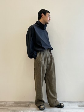 「JOSEPH（ジョセフ）のアイテム」を使った、JOSEPH_STUDIO_MEN_OFFICIALさん（メンズ・178cm）の冬コーディネート