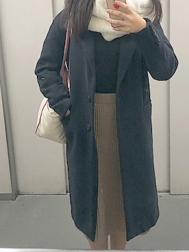 「Luz Llena（ラズレナ）のアイテム（ジャケット/アウター）」を使った、Miyu さん（レディース・158cm）の冬コーディネート