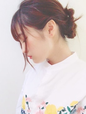 「Q10のアイテム（シャツ/ブラウス、ホワイト系）」を使った、愛 沙 ٭*さん（レディース・152cm）の夏コーディネート