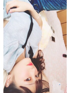 「INGNI（イング）のアイテム（トップス、グレー系）」を使った、愛 沙 ٭*さん（レディース・152cm）の夏コーディネート