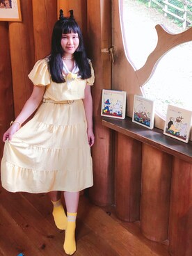 「FOREVER 21（フォーエバー トゥエンティーワン）のアイテム（チョーカー）」を使った、Agoさん（レディース・152cm）の秋コーディネート