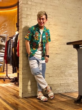 カンジさん（メンズ・167cm）の春コーディネート