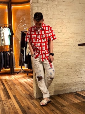 カンジさん（メンズ・167cm）の夏コーディネート