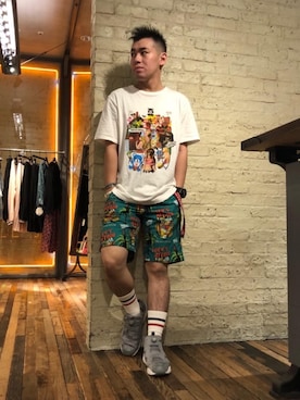 カンジさん（メンズ・167cm）の夏コーディネート