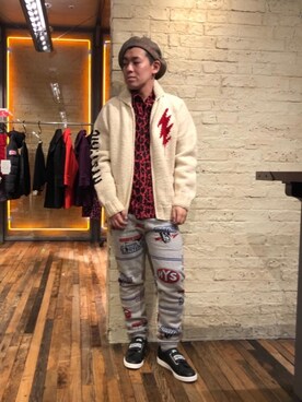 HYSTERIC GLAMOUR（ヒステリックグラマー）の「HG LEOPARD総柄 長袖