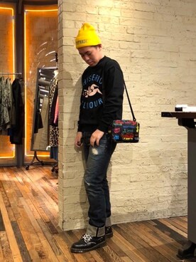 「アイテム（ポーチ、その他）」を使った、カンジさん（メンズ・167cm）の秋コーディネート