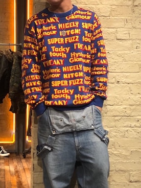 「HYSTERIC GLAMOUR（ヒステリックグラマー）のアイテム（オールインワン・サロペット）」を使った、カンジさん（メンズ・167cm）の夏コーディネート