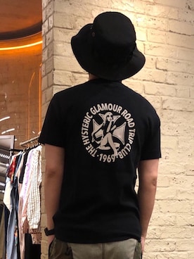 「HYSTERIC GLAMOUR（ヒステリックグラマー）のアイテム（オールインワン・サロペット）」を使った、カンジさん（メンズ・167cm）の夏コーディネート