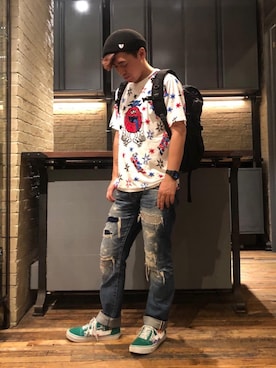 カンジさん（メンズ・167cm）の夏コーディネート