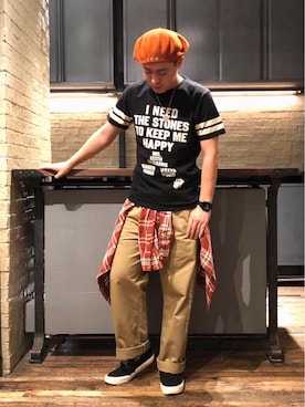 カンジさん（メンズ・167cm）の秋コーディネート