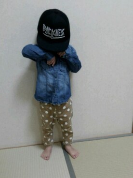 ゆうもさん(キッズ・90cm)の秋コーディネート