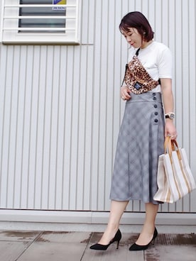 「PLAIN CLOTHING（プレーンクロージング）のアイテム（パンプス）」を使った、ａｙａさん（レディース・165cm）の秋コーディネート
