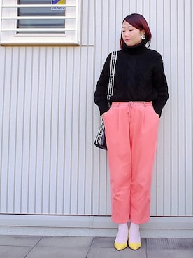 「GRL（グレイル）のアイテム（ピアス（両耳用））」を使った、ａｙａさん（レディース・165cm）の秋コーディネート