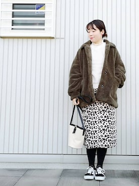 「GRL（グレイル）のアイテム（その他）」を使った、ａｙａさん（レディース・165cm）の冬コーディネート