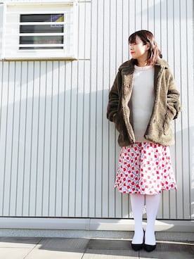 「PRIMA（プリマ）のアイテム」を使った、ａｙａさん（レディース・165cm）の冬コーディネート