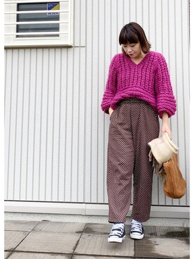 「laboratory work（ラボラトリーワーク）のアイテム」を使った、ａｙａさん（レディース・165cm）の冬コーディネート