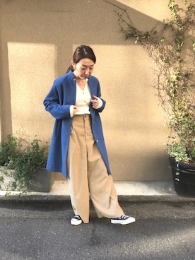 「NOMBRE IMPAIR（ノンブルアンペール）のアイテム（その他アウター）」を使った、iitsuka.さん（レディース・158cm）の冬コーディネート