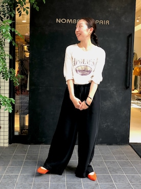 「赤パンプス」｜iitsuka.さん（レディース・158cm）の夏コーディネート