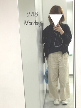 「WC（ダブル シー）のアイテム（ジャケット/アウター）」を使った、heyさん（レディース・160cm）の冬コーディネート