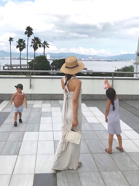 .さん(レディース・156cm)の夏コーディネート