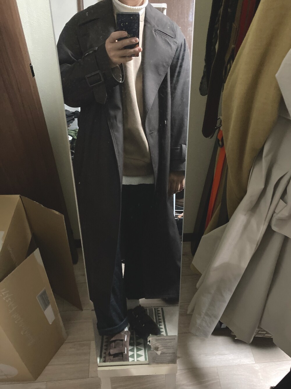 YOKE（ヨーク）の「YOKE/ヨーク/WOOL KARSEY DOUBLE BREASTED OVERCOAT