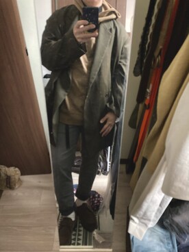 「THEE（シー）のアイテム」を使った、サトウさん。さん（メンズ・172cm）の冬コーディネート
