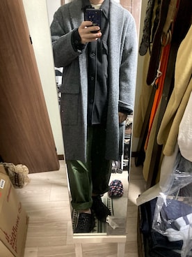 「THEE（シー）のアイテム」を使った、サトウさん。さん（メンズ・172cm）の冬コーディネート