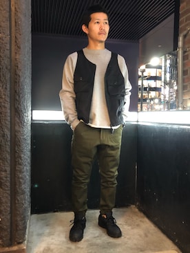 ウルフサイキさん(メンズ・167cm)の冬コーディネート