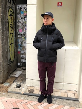 「Gramicci（グラミチ）のGRAMICCI/グラミチ　NN-PANTS JUST CUT / NNパンツジャストカット < 8817-FDJ >（チノパンツ）」を使った、ウルフサイキさん（メンズ・167cm）の秋コーディネート