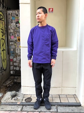 「BEAVER別注」｜ウルフサイキさん（メンズ・167cm）の冬コーディネート