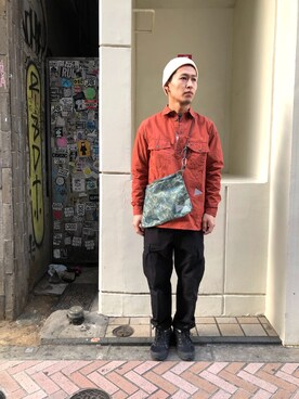 「dead stock」｜ウルフサイキさん（メンズ・167cm）の冬コーディネート