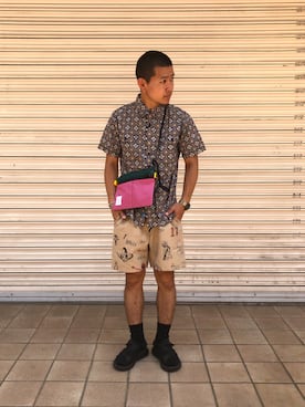 「TOPO DESIGNS（トポデザインズ）のアイテム」を使った、ウルフサイキさん（メンズ・167cm）の春コーディネート