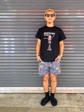 ウルフサイキさん(メンズ・167cm)の夏コーディネート