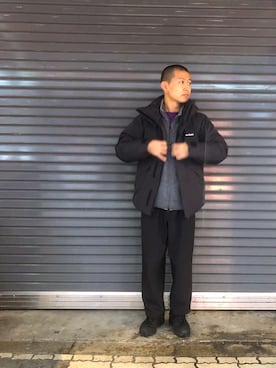 「MANASTASH（マナスタッシュ）のアイテム（ジャケット/アウター）」を使った、ウルフサイキさん（メンズ・167cm）の秋コーディネート