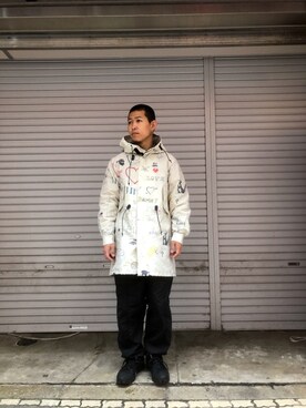 「ボヘミアンズ」｜「アイテム（ジャケット/アウター）」を使った、ウルフサイキさん（メンズ・167cm）の冬コーディネート