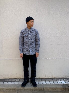 ウルフサイキさん（メンズ・167cm）の冬コーディネート