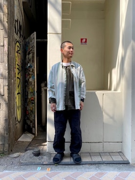 ウルフサイキさん（メンズ・167cm）の春コーディネート