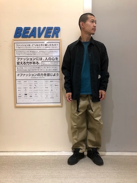 「inov-8（イノヴェイト）のアイテム（シューズ）」を使った、ウルフサイキさん（メンズ・167cm）の秋コーディネート