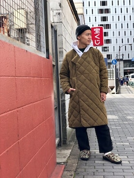 「BEAVER別注」｜ウルフサイキさん（メンズ・167cm）の秋コーディネート