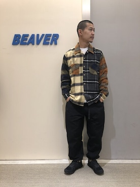 「オン」｜ウルフサイキさん（メンズ・167cm）の秋コーディネート