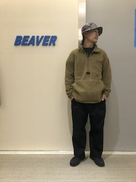 「inov-8（イノヴェイト）のアイテム（シューズ）」を使った、ウルフサイキさん（メンズ・167cm）の冬コーディネート