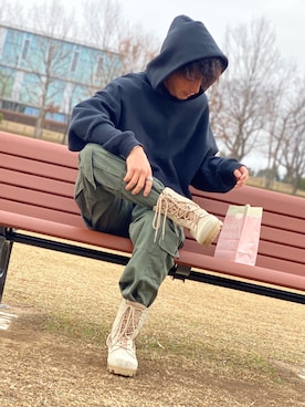「ROTHCO（ロスコ）のアイテム（ブーツ）」を使った、ぐったんさん（メンズ・176cm）の春コーディネート