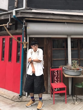 やのゆきおさん（メンズ・165cm）の夏コーディネート