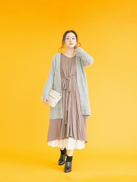 airiさん(レディース・160cm)の冬コーディネート