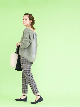 「URBAN RESEARCH（アーバンリサーチ）のアイテム（ダッフルコート）」を使った、airiさん（レディース・160cm）の冬コーディネート