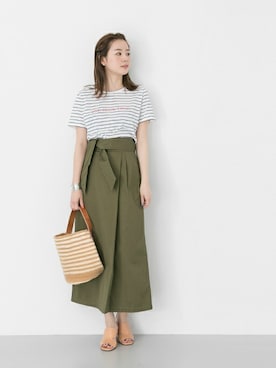 「COMPILATION（コンピレーション）のアイテム」を使った、airiさん（レディース・160cm）の夏コーディネート